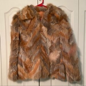 Genuine Red Fox Jacket Size M (8-10)